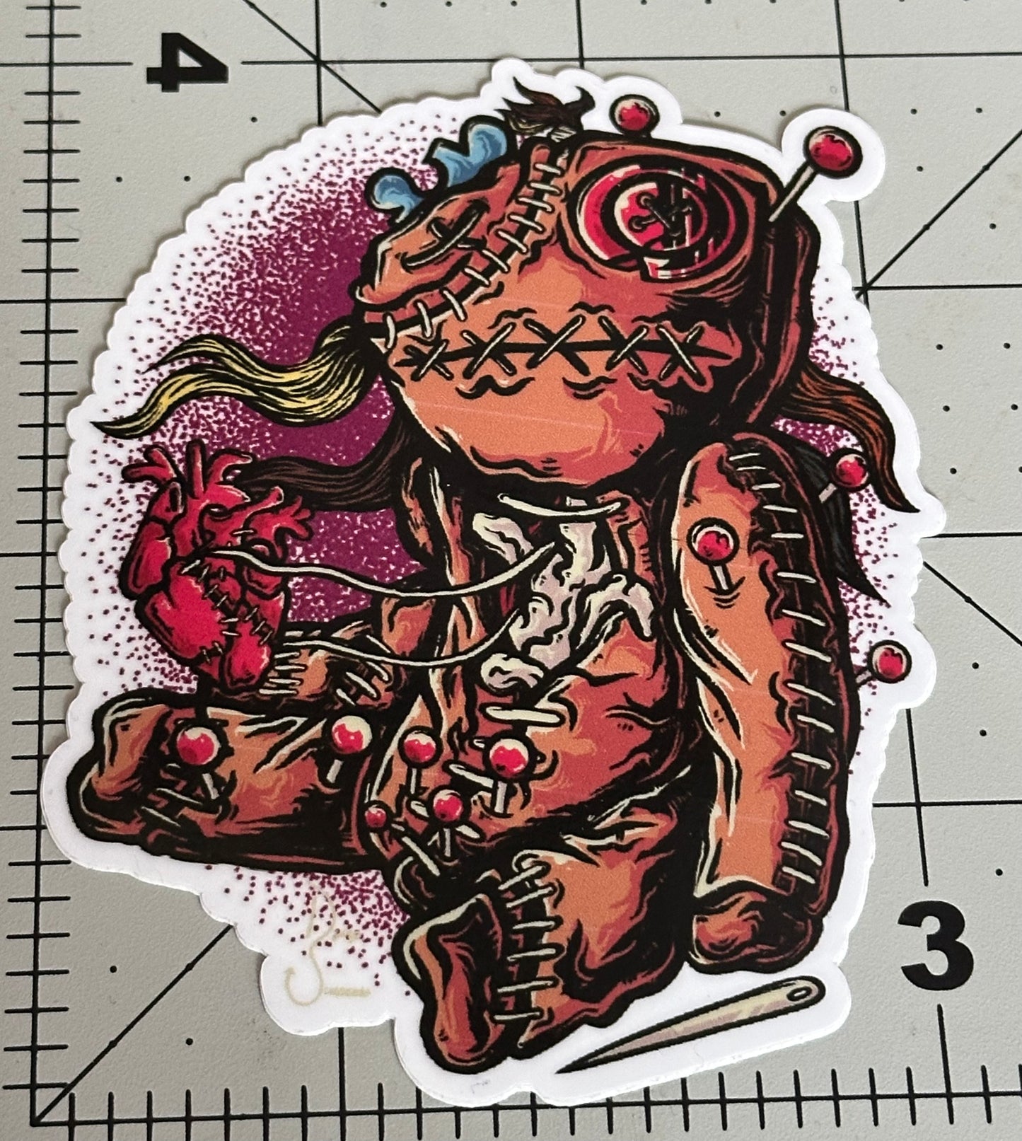 Voodoo Doll Sticker