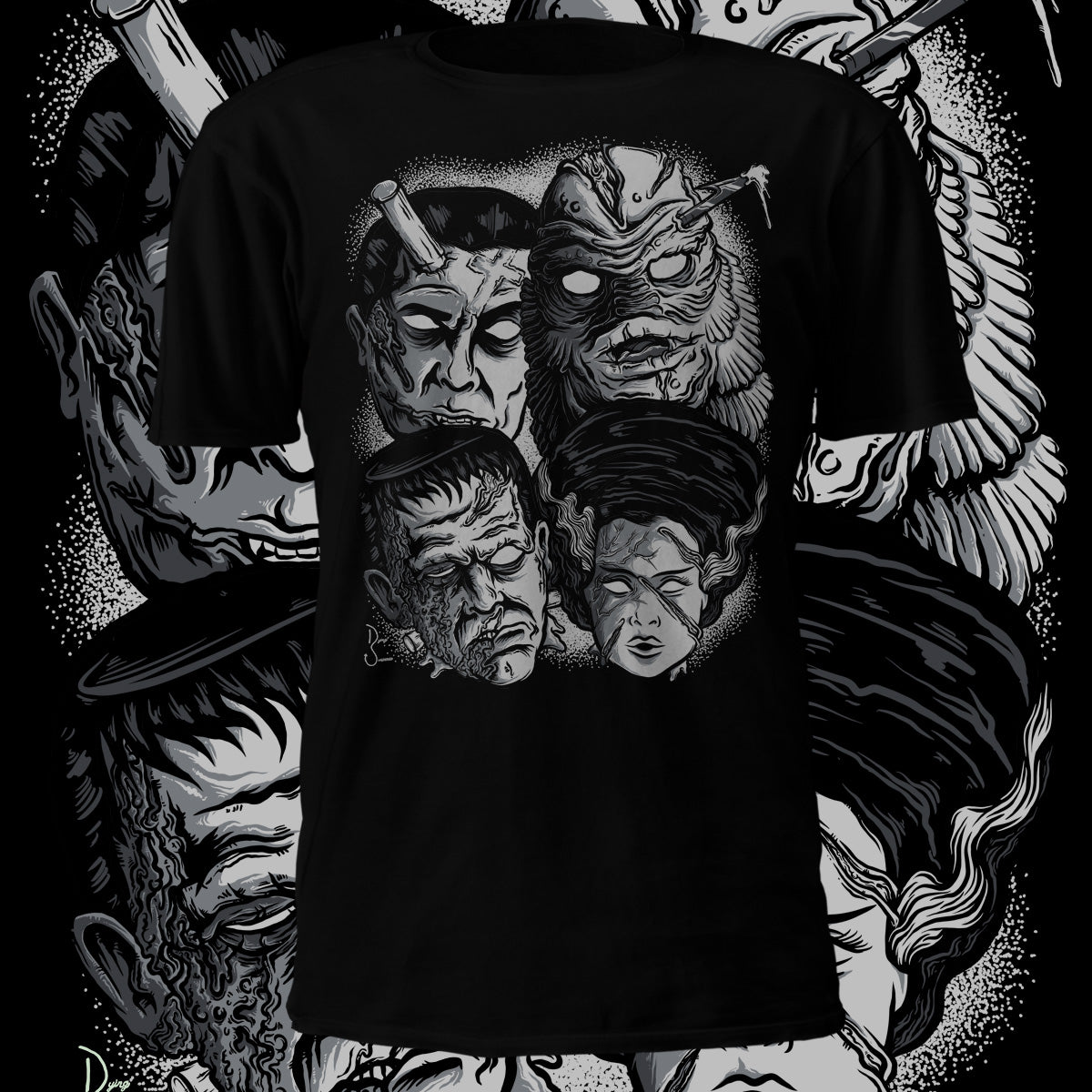 Monsters B/W