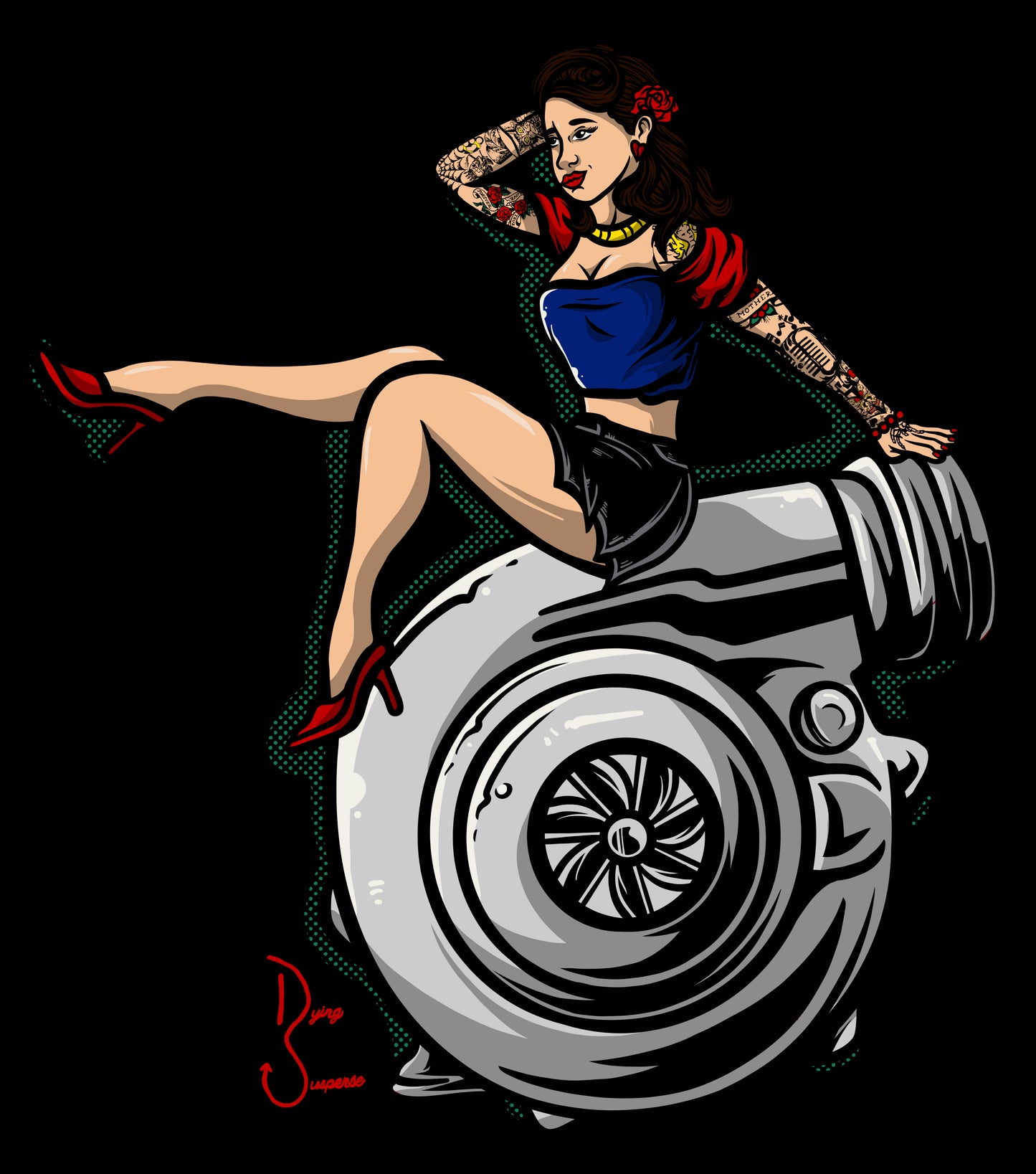 Boosted Pin Up