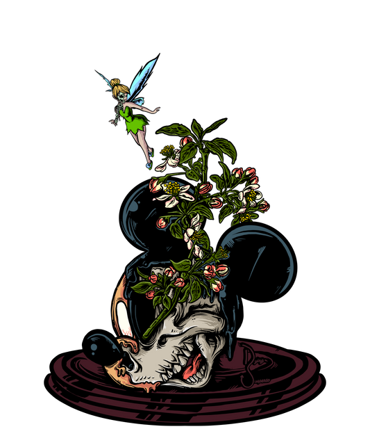 Decaying Mouse and Fairy Sticker